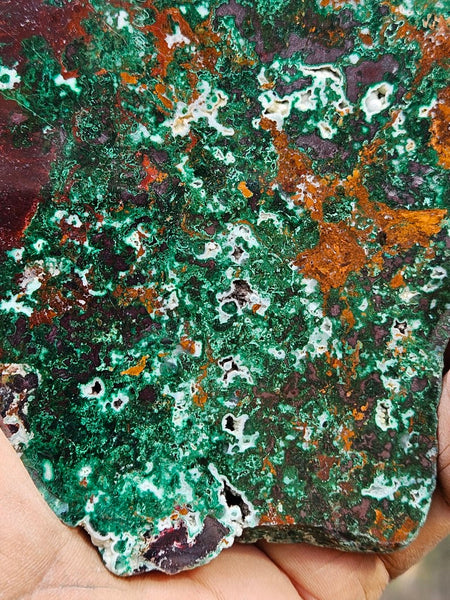 Polished De Grussa copper ore slab CO120