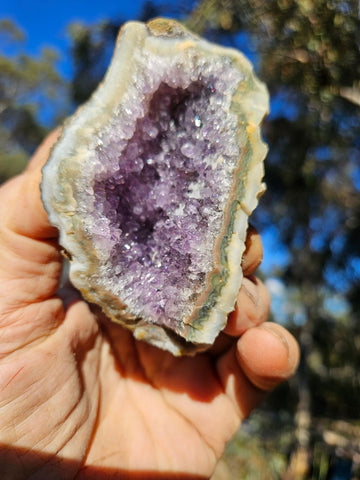 Amethyst geode,  Uruguay AMU112