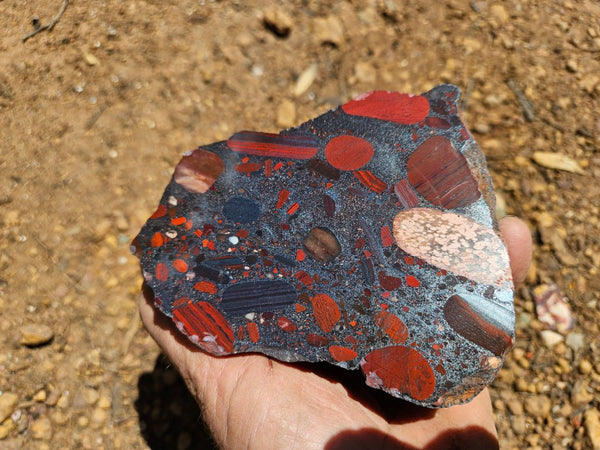 Polished Jelly Bean Jasper  JBJ355