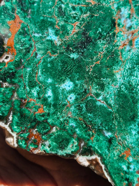 Polished De Grussa copper ore slab CO121