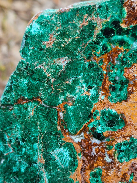 Polished De Grussa copper ore slab CO121