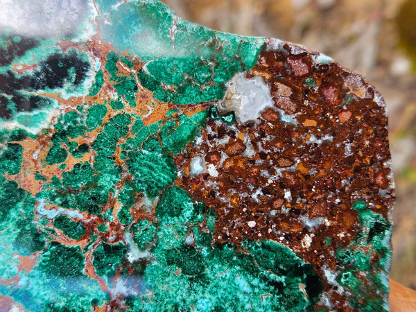 Polished De Grussa copper ore slab CO121