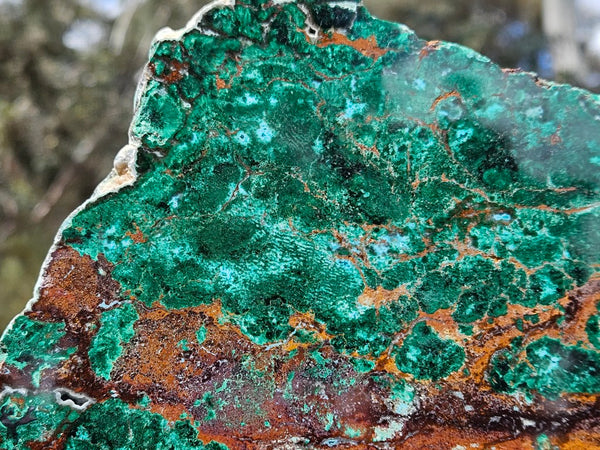 Polished De Grussa copper ore slab CO121