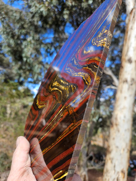 Polished Tiger Iron slab TI384