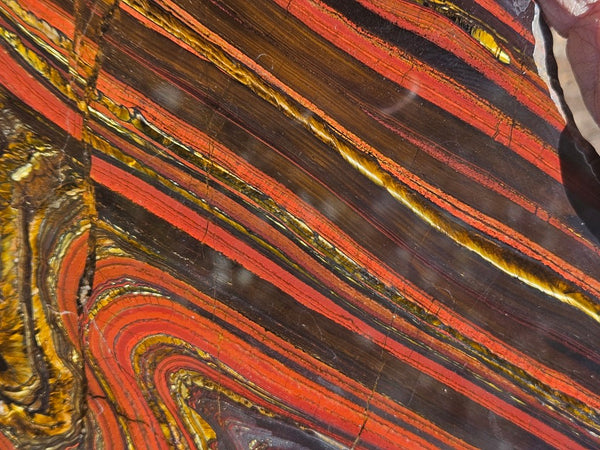 Polished Tiger Iron slab TI384