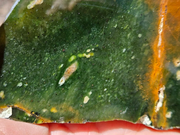 Polished Chrome Chalcedony slab CC169