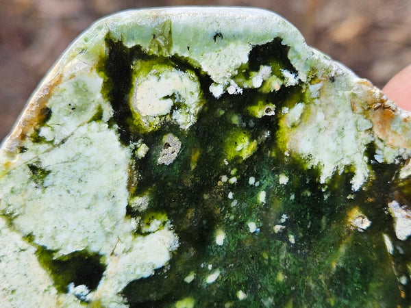 Polished Chrome Chalcedony slab CC168