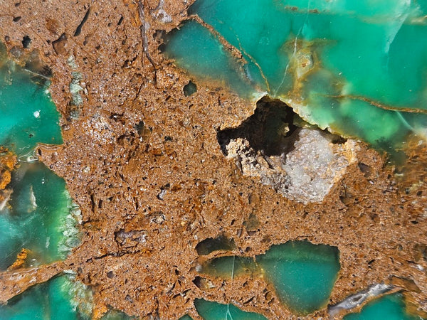 Polished  Chrysoprase slab CH492