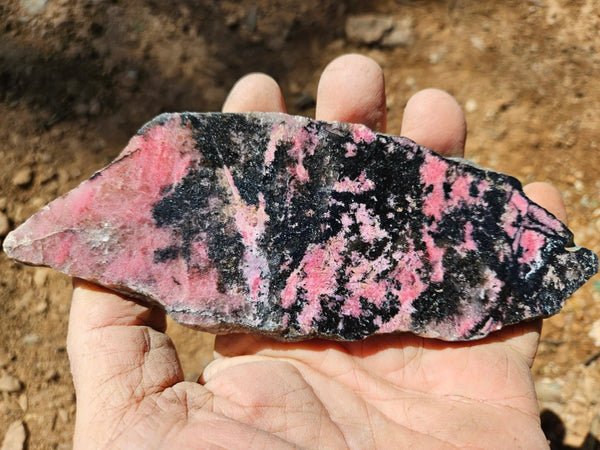 Polished Rhodonite slab RH302