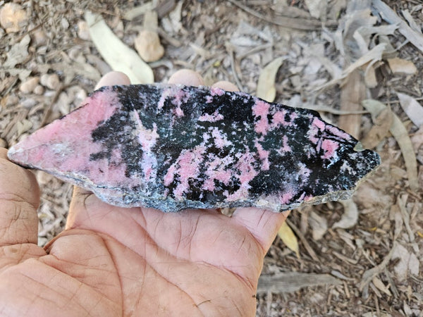 Polished Rhodonite slab RH302