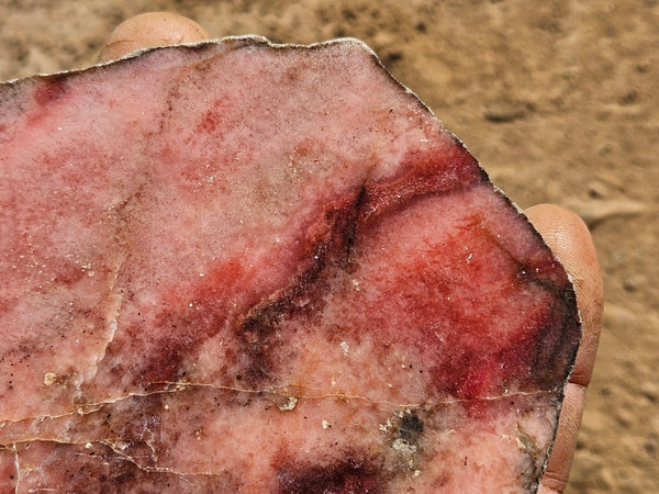 Polished Rhodonite slab RH307