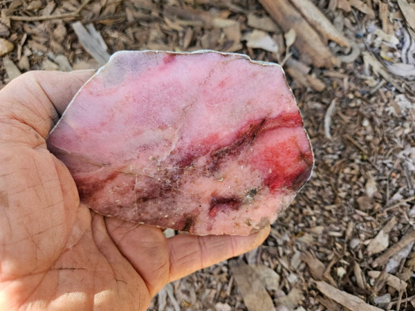 Polished Rhodonite slab RH307