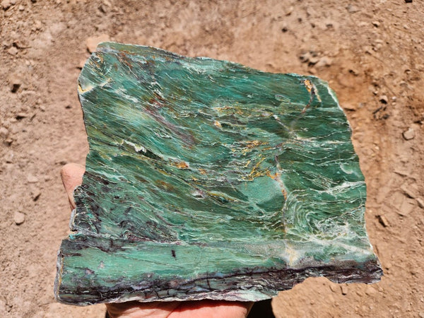 Polished Prase slab PS269