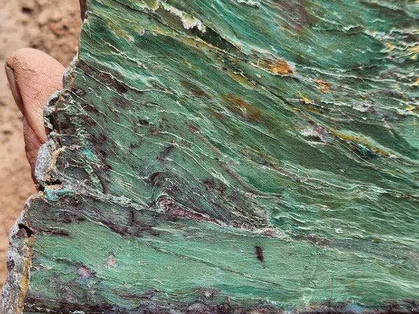 Polished Prase slab PS269