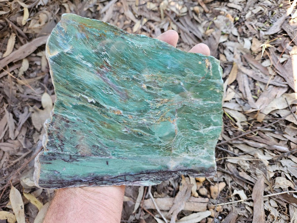 Polished Prase slab PS269