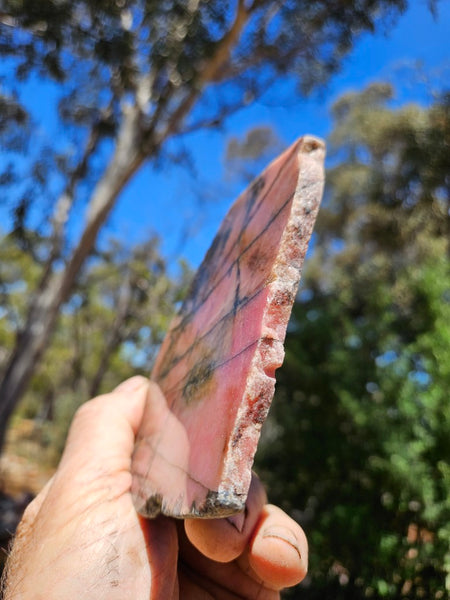 Polished Rhodonite slab RH306