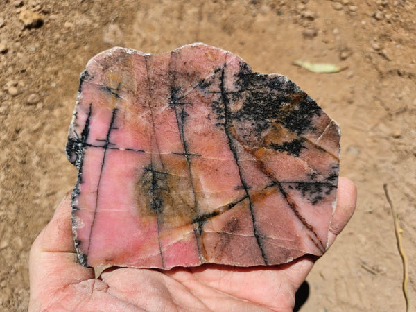 Polished Rhodonite slab RH306
