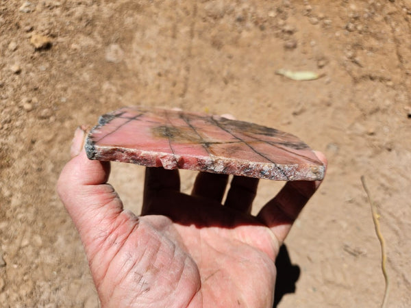 Polished Rhodonite slab RH306