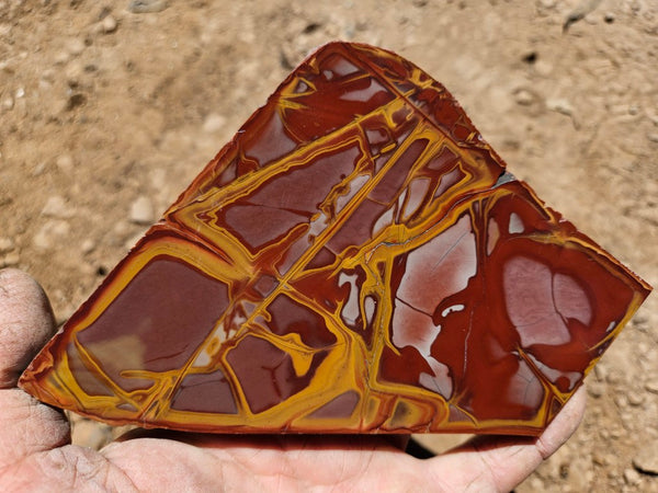 Polished Noreena Jasper slab. NJ493