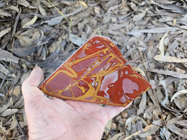 Polished Noreena Jasper slab. NJ493