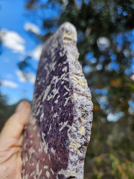 Polished Lepidolite slab LEP232