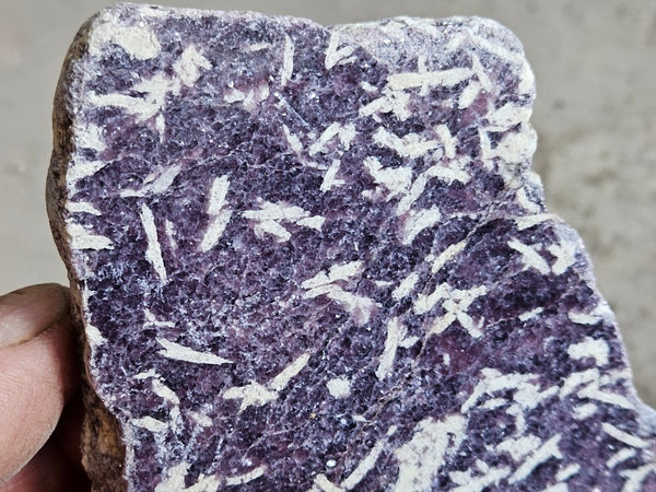 Polished Lepidolite slab LEP232