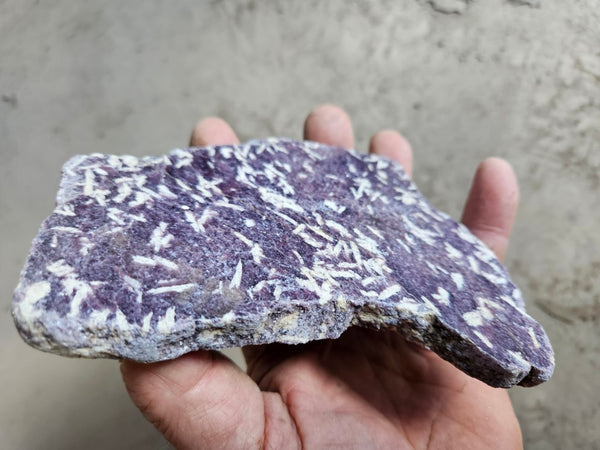 Polished Lepidolite slab LEP232