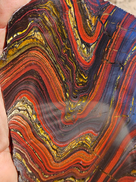 Polished Tiger Iron slab TI385