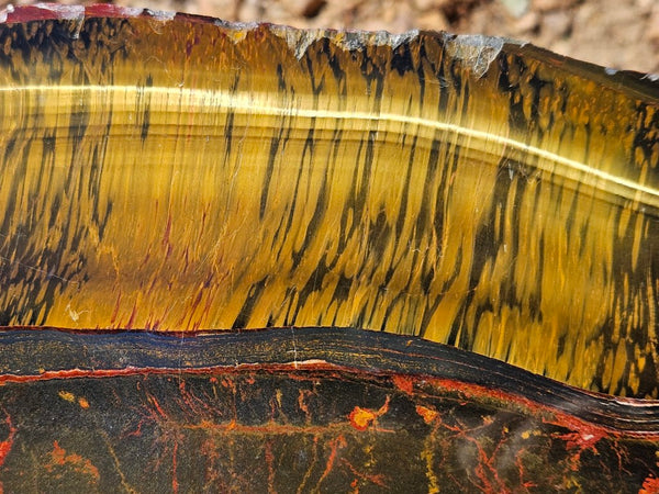Polished Tiger Eye slab TE489