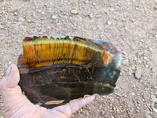 Polished Tiger Eye slab TE489