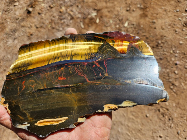 Polished Tiger Eye slab TE489