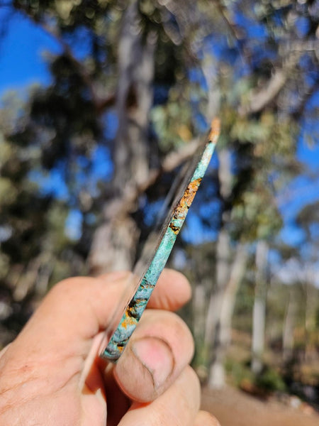 Polished De Grussa copper ore slab CO124