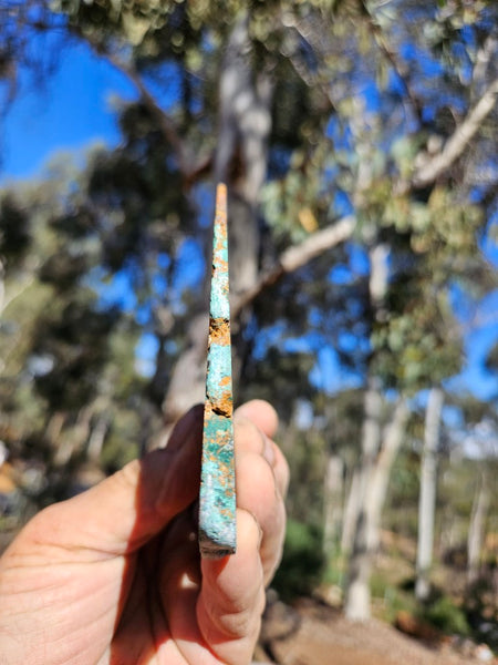 Polished De Grussa copper ore slab CO124