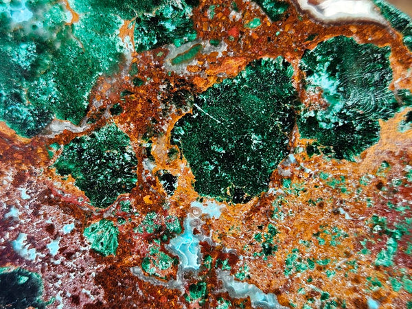 Polished De Grussa copper ore slab CO125