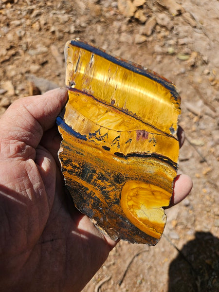 Polished Tiger Eye slab TE488