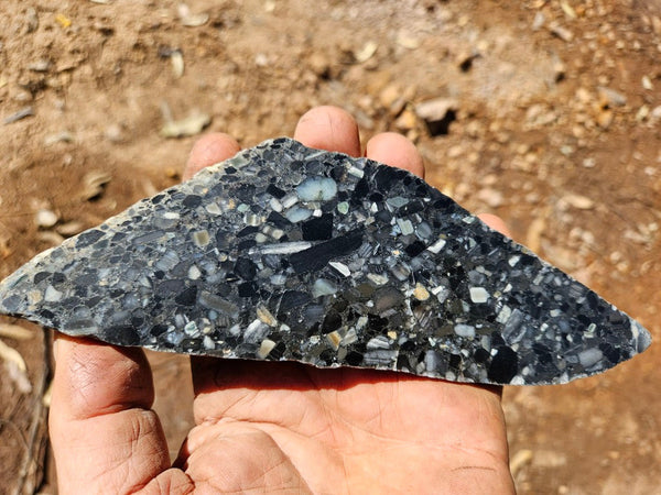 Black Jasper Conglomerate slab B235