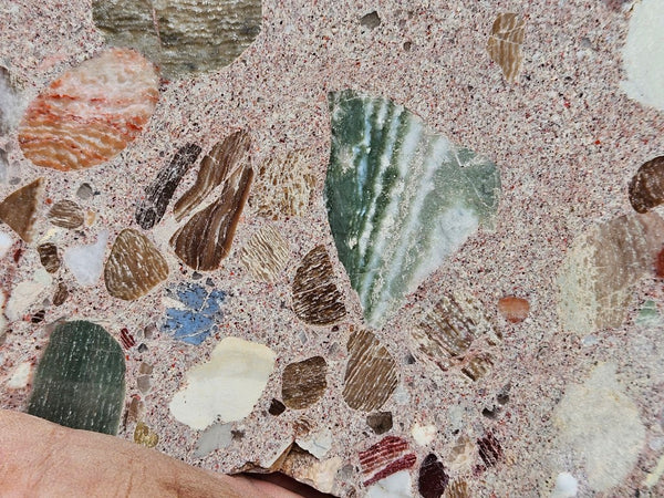 Polished Marillana Conglomerate slab MC124