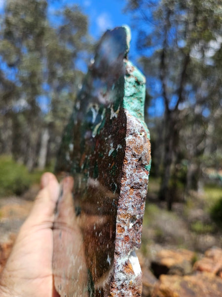 Polished De Grussa copper ore slab CO129