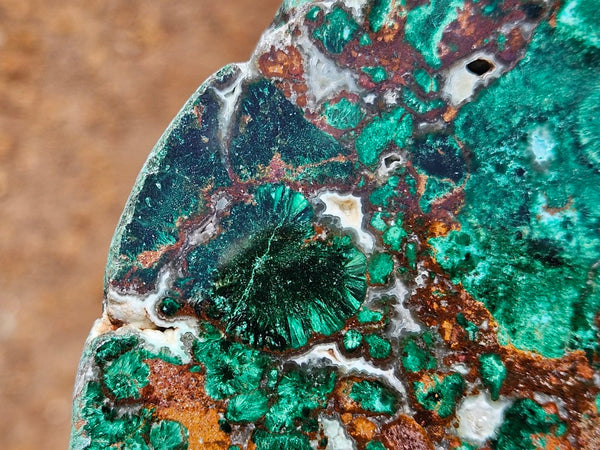 Polished De Grussa copper ore slab CO129