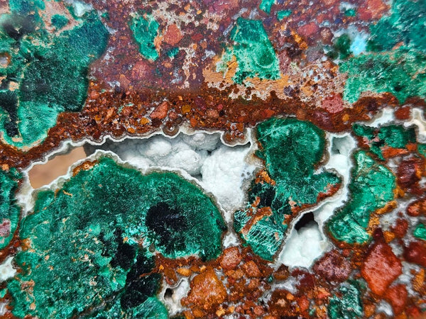 Polished De Grussa copper ore slab CO129