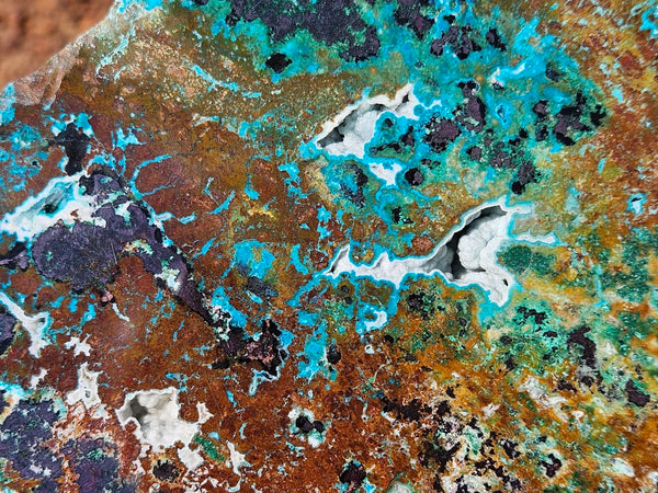 Polished De Grussa copper ore slab CO127