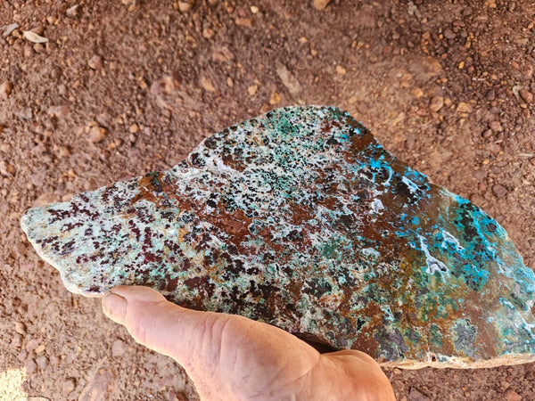 Polished De Grussa copper ore slab CO127