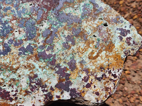 Polished De Grussa copper ore slab CO128