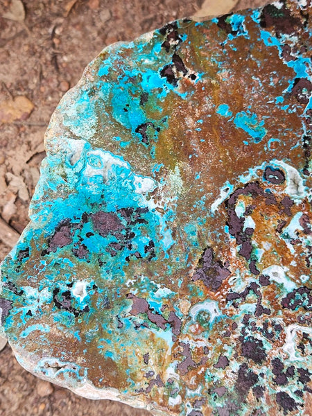 Polished De Grussa copper ore slab CO128