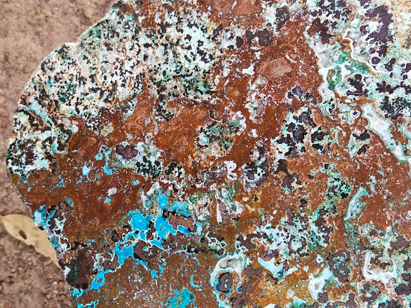 Polished De Grussa copper ore slab CO128