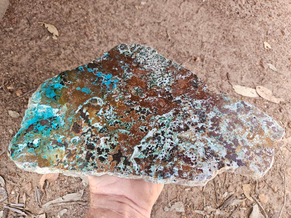 Polished De Grussa copper ore slab CO128