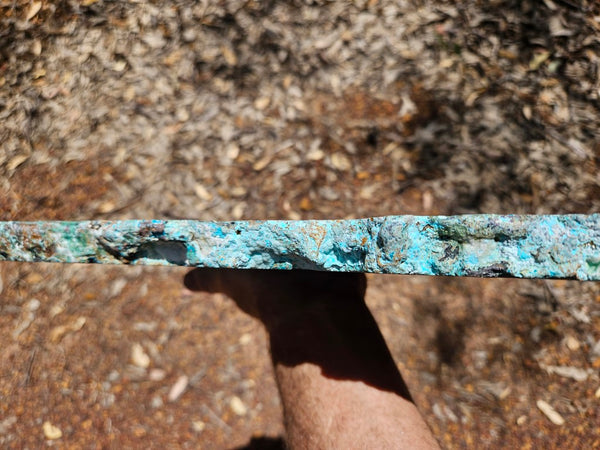 Polished De Grussa copper ore slab CO131