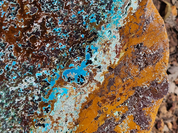 Polished De Grussa copper ore slab CO131