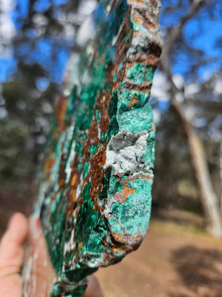 Polished De Grussa copper ore slab CO130