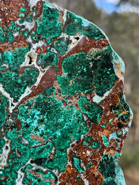 Polished De Grussa copper ore slab CO130